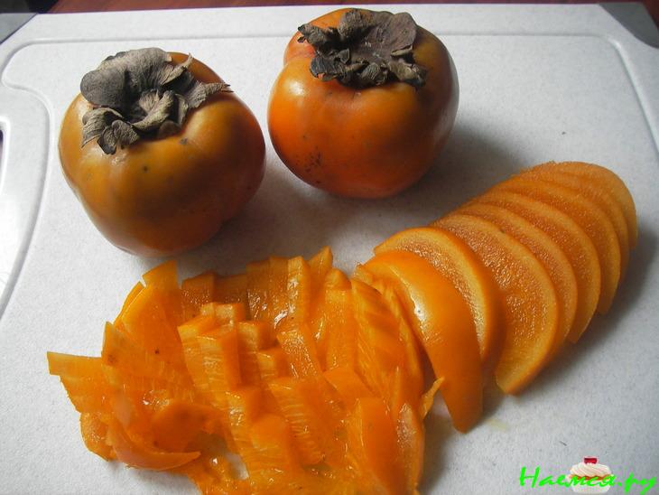 Овсяные оладьи с хурмой Овсяные оладьи с хурмой