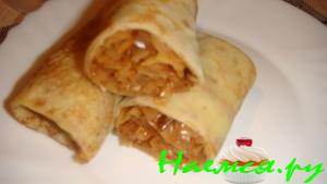 Блинчики с капустой Блинчики с капустой