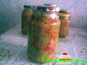 Салат из зеленых помидор Салат из зеленых помидор