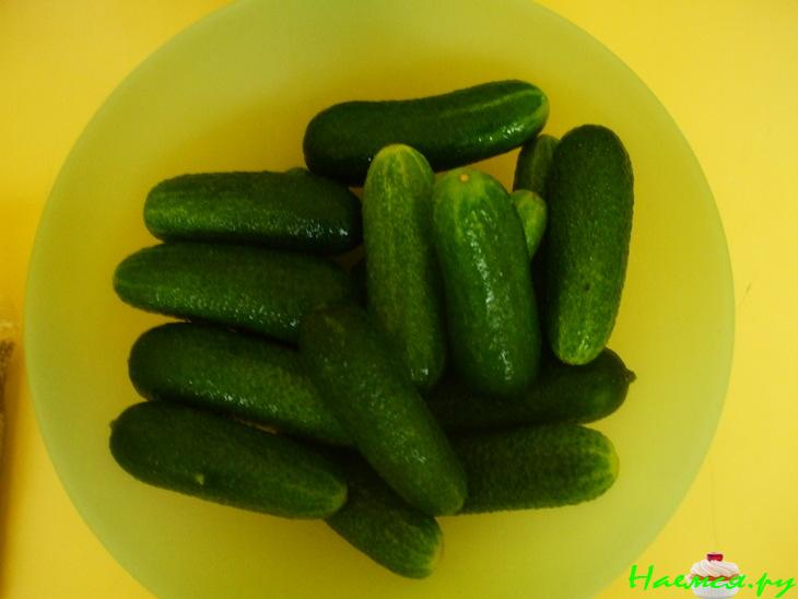 Огурчики соленые в арбузе