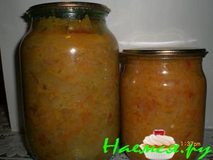 Салат с капустой на зиму