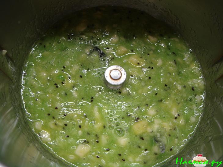 Джем из киви с бананом за 10 минут