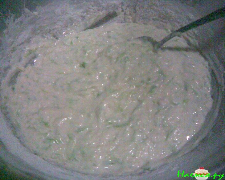 Оладьи кабачковые на майонезе