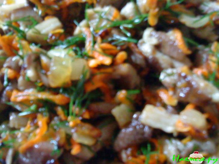 Блинчики в хрустящей корочке с грибной начинкой 