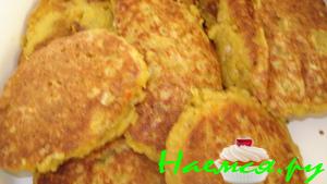 Оладьи с тыквой "Солнышко" Оладьи с тыквой "Солнышко"