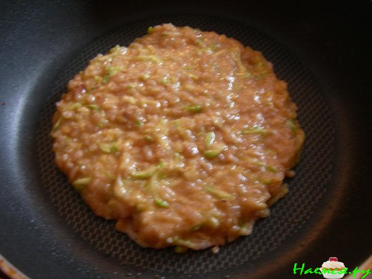 Кабачково-гречневые блинчики-лепешки