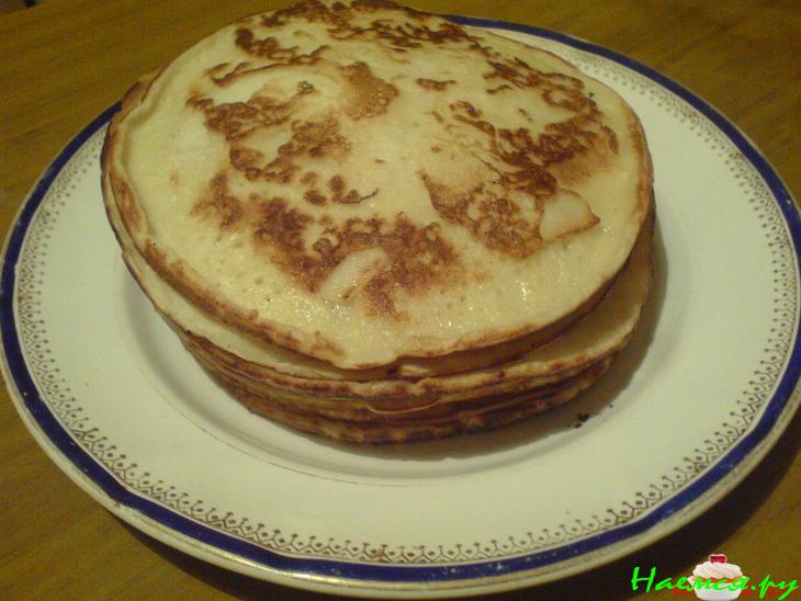 Блинчики с яблочным припёком Блинчики с яблочным припёком