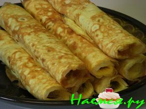 Омлетные трубочки с начинкой