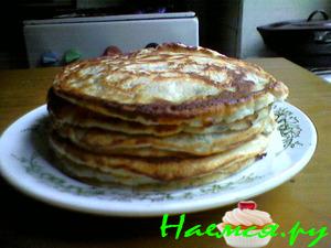 Блинные лепешки с луком и зеленью