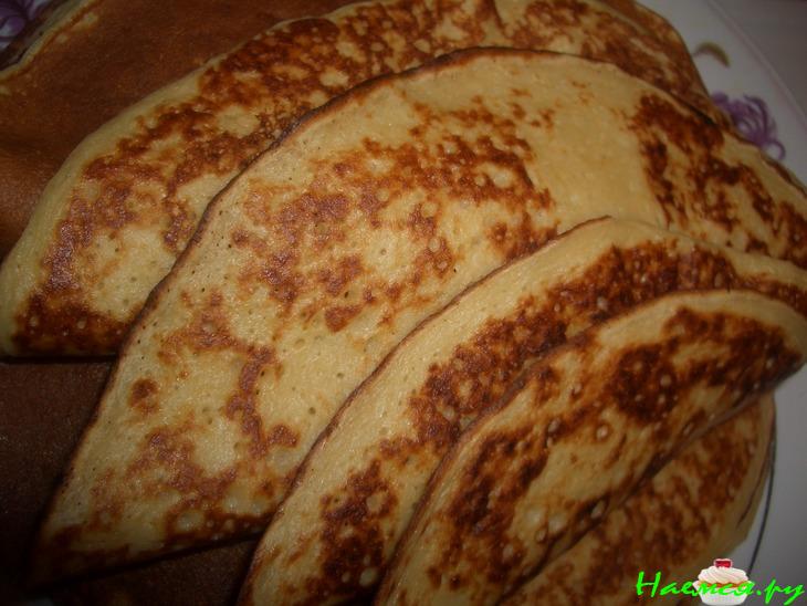 Блины на соке