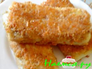 Блинчики в хрустящей корочке с грибной начинкой 