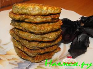 Баклажанные оладьи