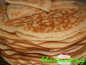 Блины на сыворотке