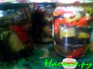 Баклажаны на зиму или привет из Крыма, любителям острого посвящается