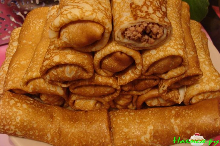 Блинчики с начинкой (налистники) 