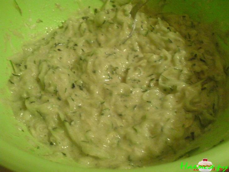 Оладьи кабачковые с ржаной мукой