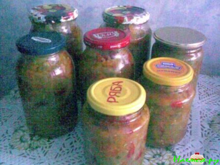 Салат из зеленых помидор Салат из зеленых помидор