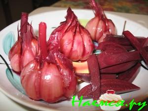 Маринованный чеснок