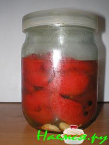 Гогошары маринованные с мёдом