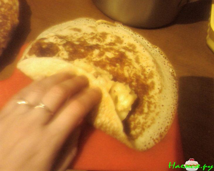 Блинчики с яблоками Блинчики с яблоками