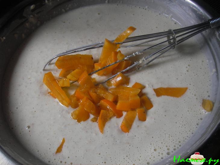 Овсяные оладьи с хурмой Овсяные оладьи с хурмой