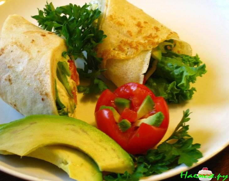 Блинчики с овощной начинкой Блинчики с овощной начинкой