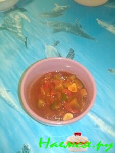 Кабачковый салат с перцем на зиму (возможно вариант) Кабачковый салат с перцем на зиму (возможно вариант)