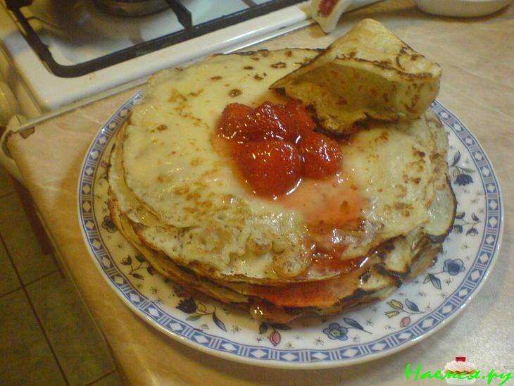 Блинчики на минералке