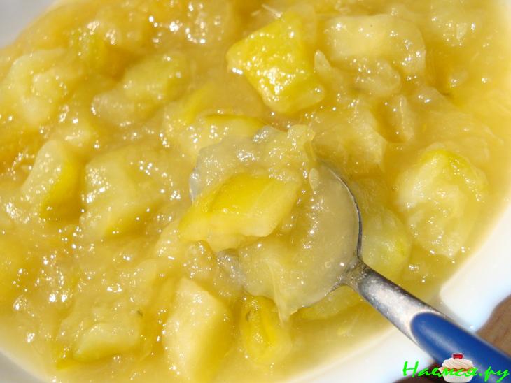 Варенье из цуккини и яблок