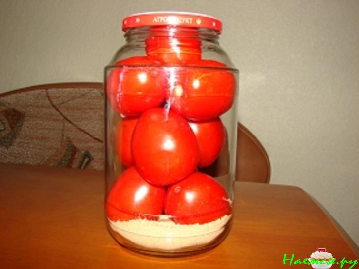 Помидоры "Новогодние" (консервация без воды)