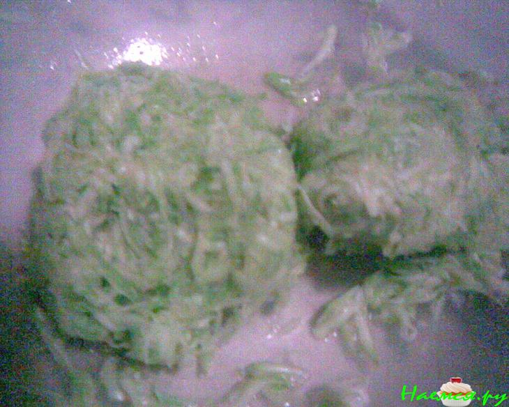 Оладьи кабачковые на майонезе