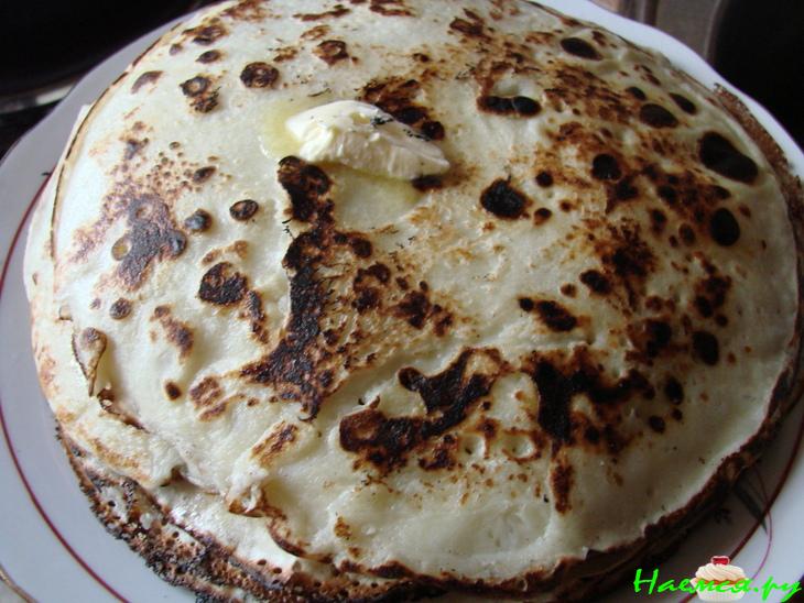 Блинчики сладенькие на молочке