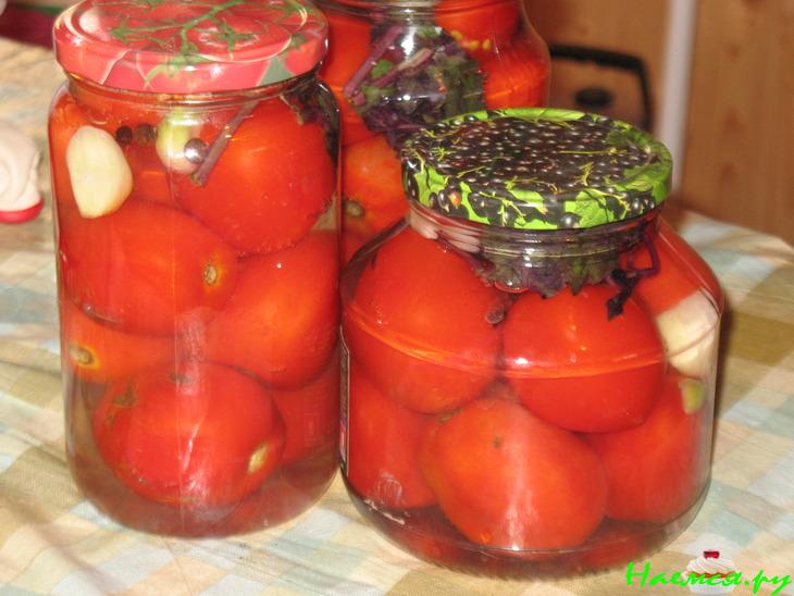 Помидоры с базиликом