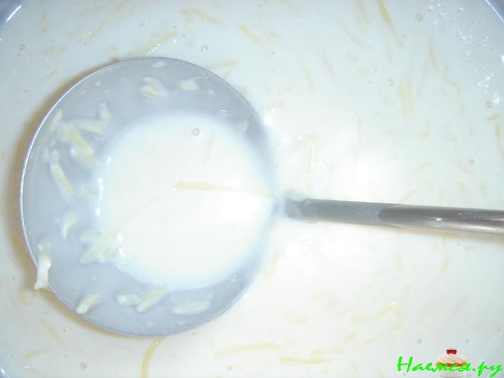 Блинчики сырные да с припеком