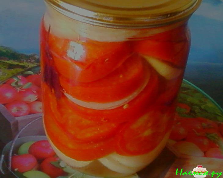 Томаты десертные в маринаде