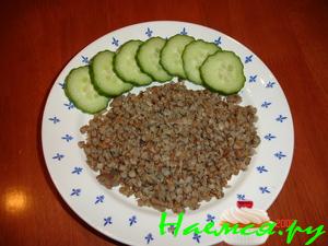 "Детская" гречка с печенью