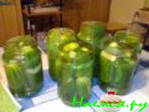 Консервация "Соленые огурчики за 15 минут" Консервация "Соленые огурчики за 15 минут"