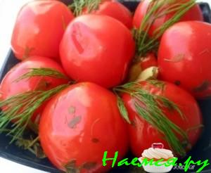 Пряные маринованные помидоры