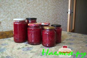 Свекольный салат на зиму