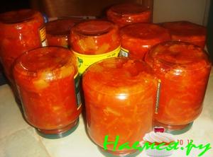 Кабачки с овощами и чесночком на зиму Кабачки с овощами и чесночком на зиму