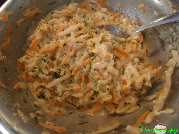 Оладьи из кольраби домашние