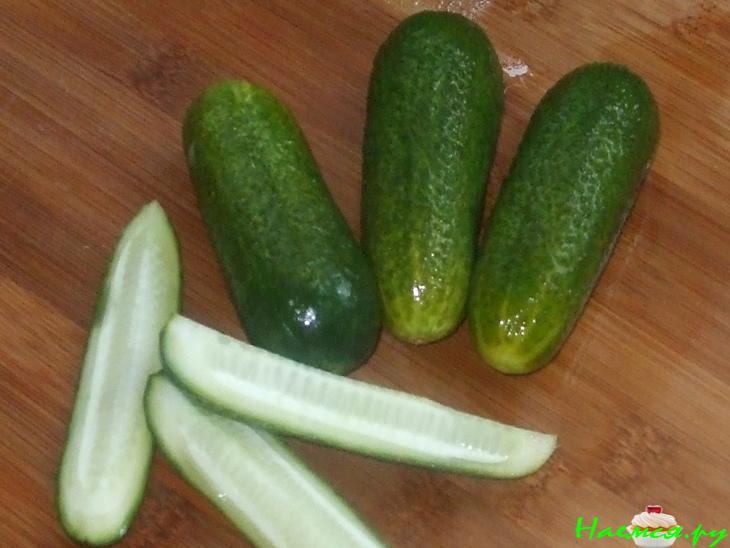 Огурчики соленые в арбузе