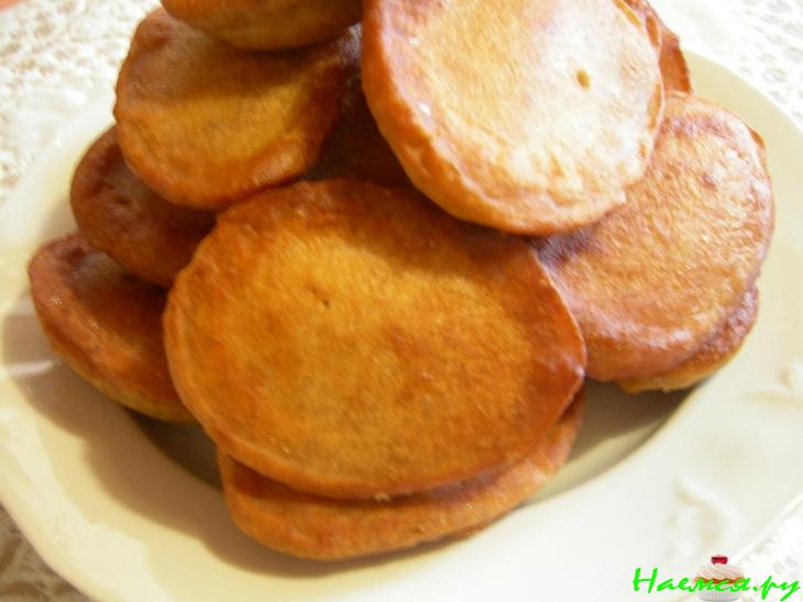 Малиновые оладьи