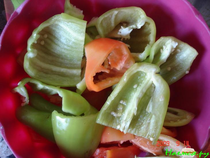 Баклажаны с овощами