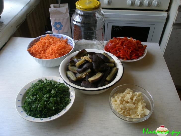 Пикантные баклажанчики