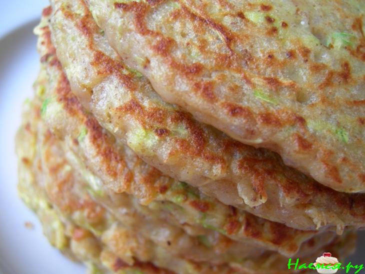 Кабачково-гречневые блинчики-лепешки