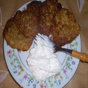 Оладьи с цукини