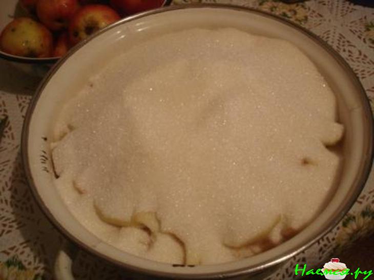 Желе из яблочных остатков