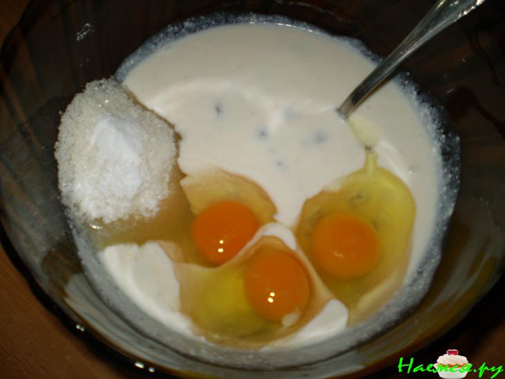 Творожные блины с изюмом