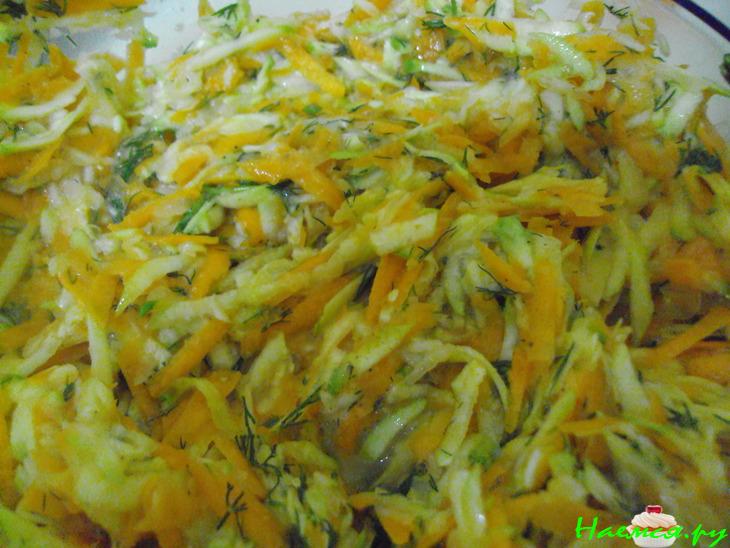 Оладьи с морковью и кабачками без муки Оладьи с морковью и кабачками без муки